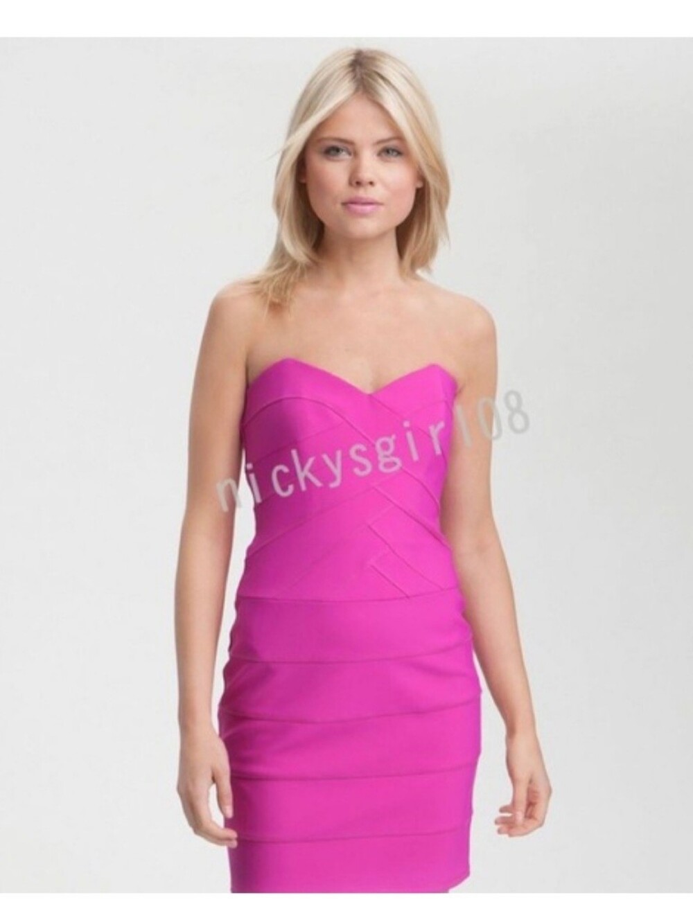 NWOT Laundry by Shelli Segal Convertible/Strapless Bandage Dress - Picture 9 of 9